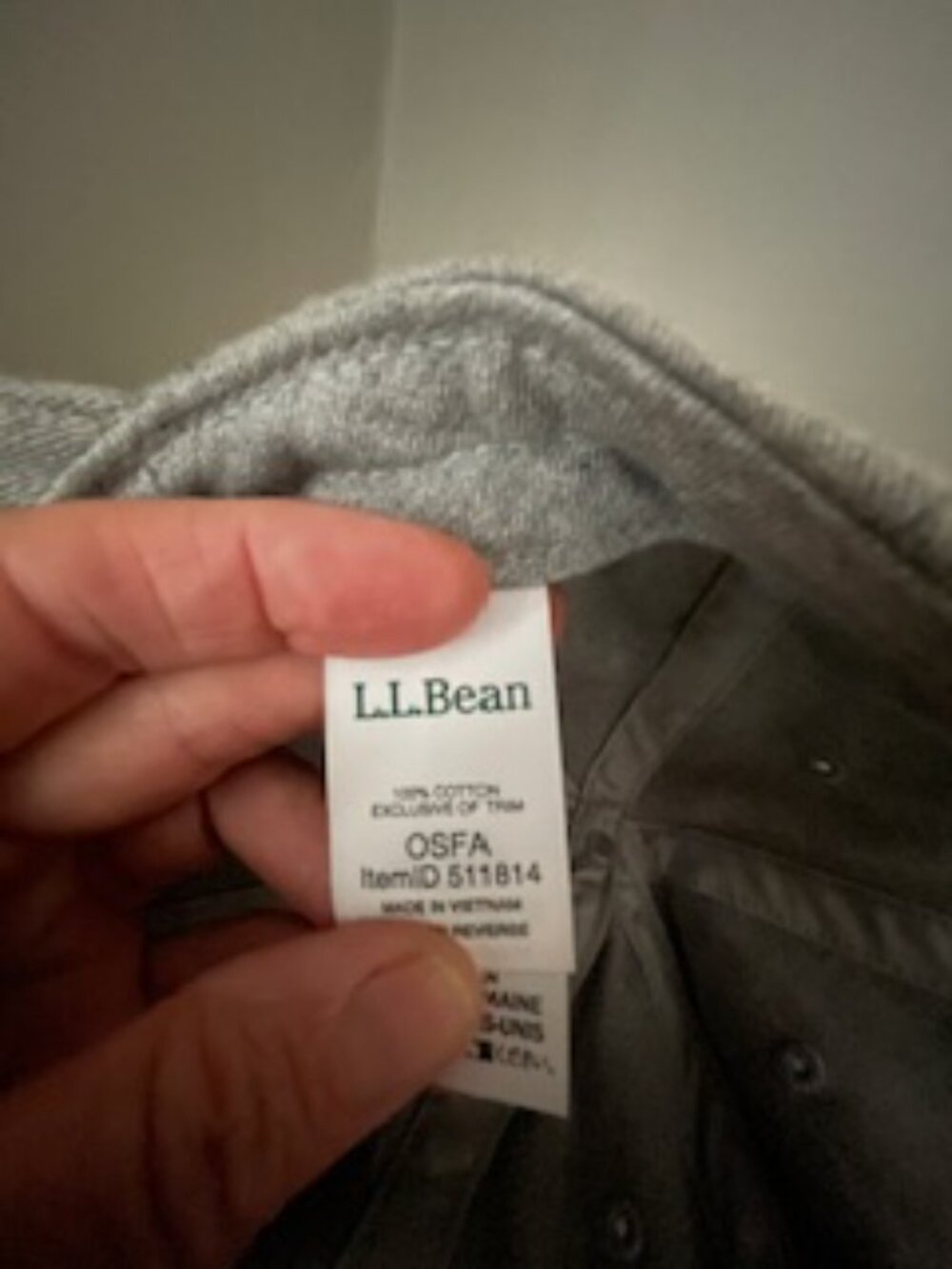 LL Bean Canvas Ball hat - Picture 3 of 3